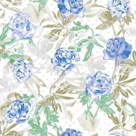 Papel Pintado ROSES BLUE 011